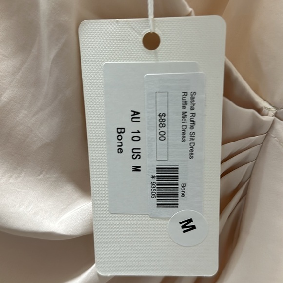 NWT Ruffle Slit Dress - Picture 8 of 8